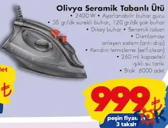 ARZUM SERAMİK TABANLI ÜTÜ indirimli fiyat ARZUM SERAMİK TABANLI ÜTÜ fiyat ve kampanya bilgisi